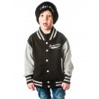 Dragstrip Kids Crew  Jacket - Rocker Monster  (C. Coal-Black)